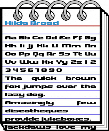 Hilda Broad Font
