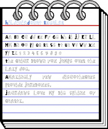 HildiniaDonut Regular Font