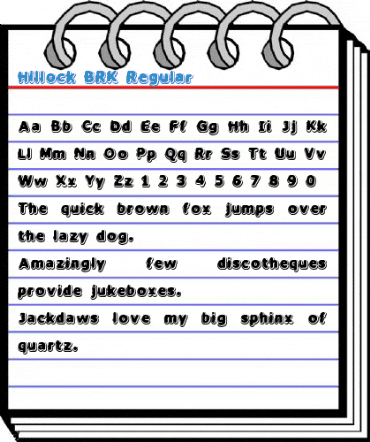 Hillock BRK Regular Font