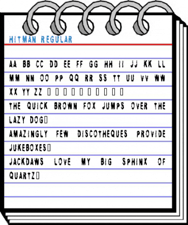 hitman Regular Font