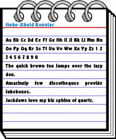 Hobo-Xbold Regular Font