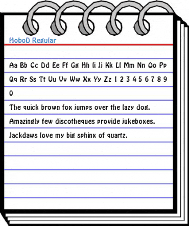 HoboD Regular Font