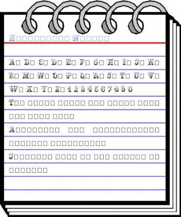 Holtzschue Normal Font