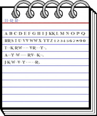 Honduras Roman Font