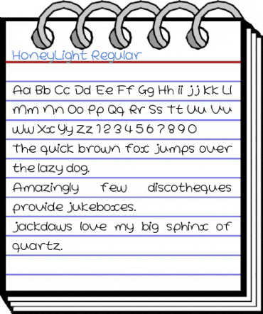 HoneyLight Regular Font
