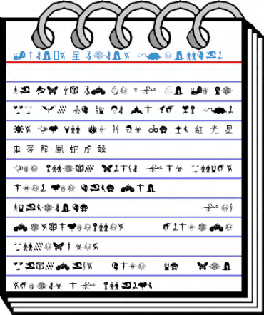 Hong's 3 Dings Regular Font