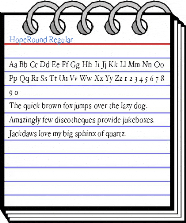 HopeRound Regular Font