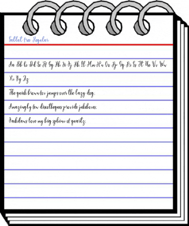 Sallat free Regular Font