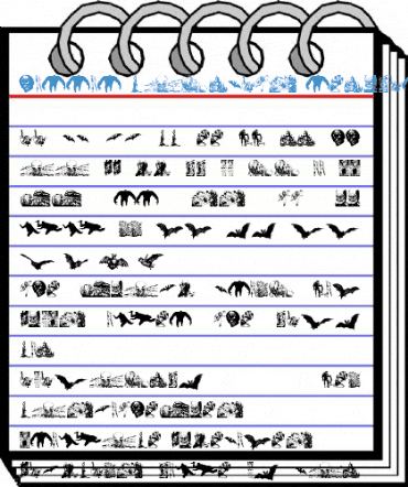 Horror Dingbats Regular Font
