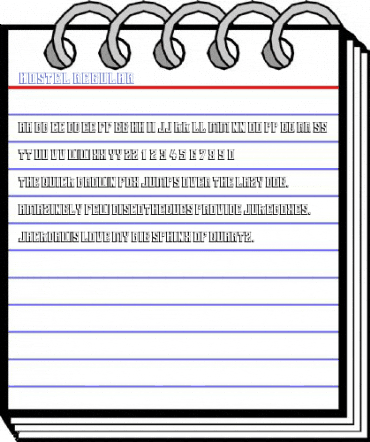 Hostel Regular Font