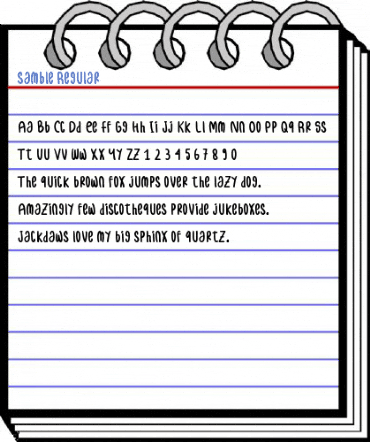 samble Regular Font
