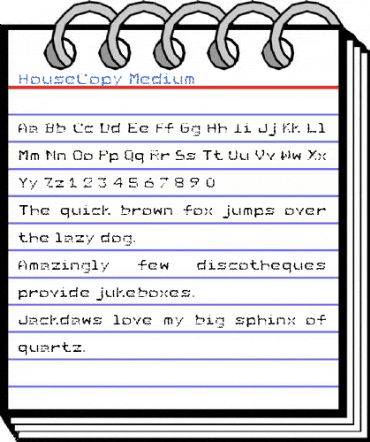 HouseCopy Medium Font