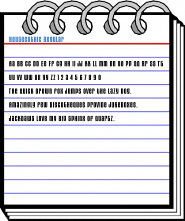HouseGothic Regular Font