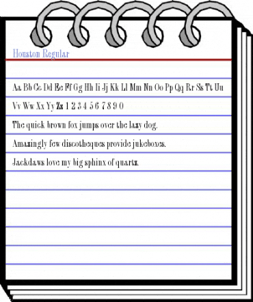 Houston Regular Font