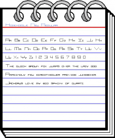 Hozenozzle New Regular Font