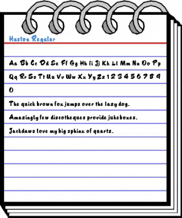 Huston Regular Font