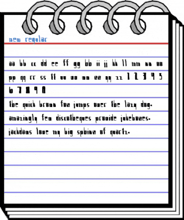 New Regular Font