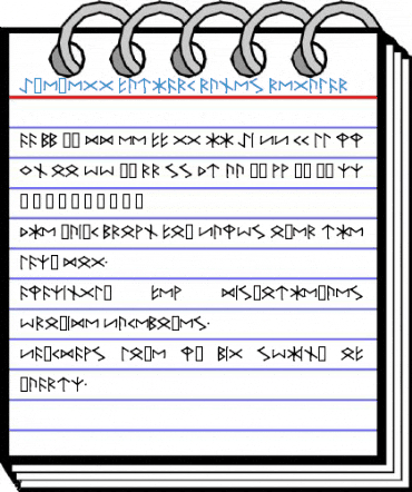 Ice-egg Futhark Runes Font