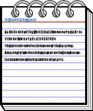 IKHIOOGLA Regular Font