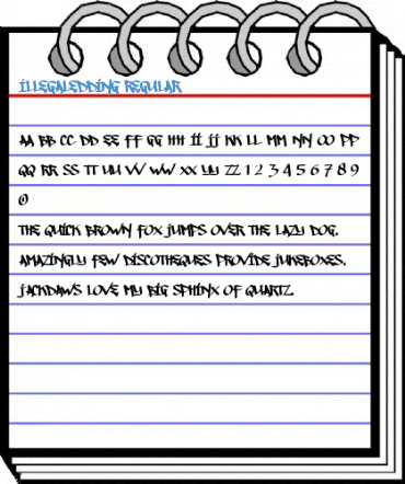 IllegalEdding Regular Font