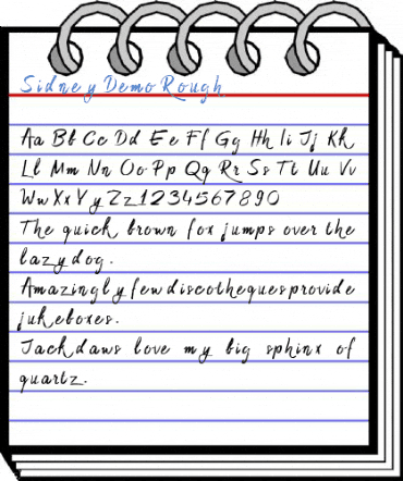 Sidney Demo Rough Font
