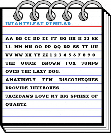 InfantylFat Regular Font