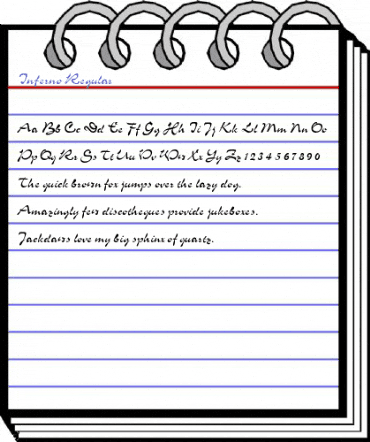 Inferno Regular Font