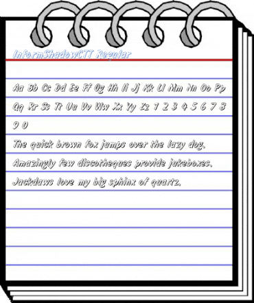 InformShadowCTT Regular Font