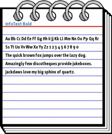 InfoText Bold Font