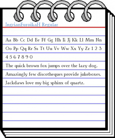 IngrianEuroikaH Regular Font