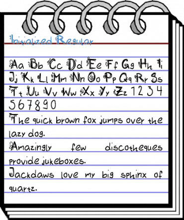 Initialized Regular Font