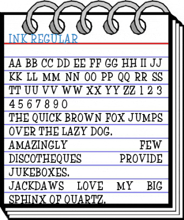 Ink Regular Font