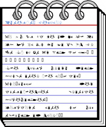 Insects1 Regular Font