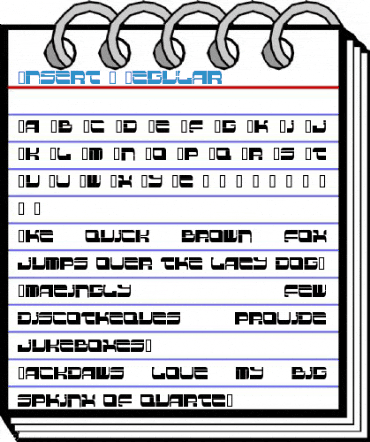 Insert 2 Regular Font
