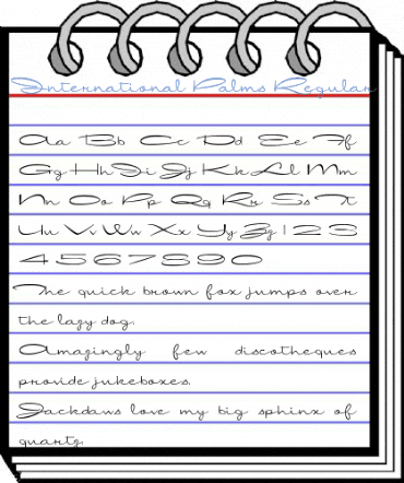 International Palms Regular Font
