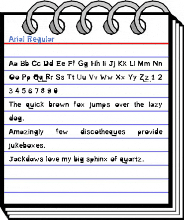 Arial Regular Font