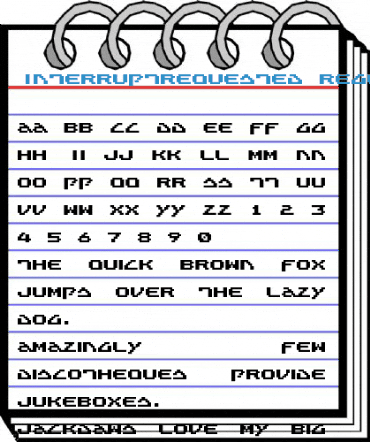 InterruptRequested Regular Font