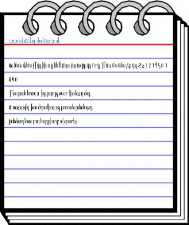 IpswichExtended Normal Font