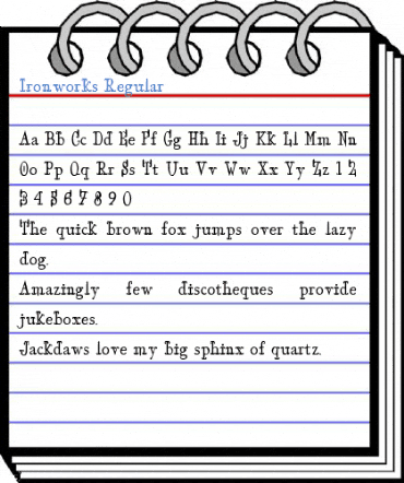 Ironworks Regular Font