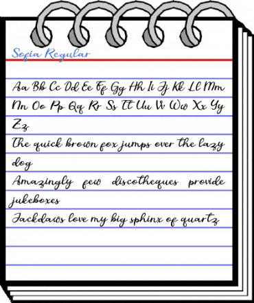 Sofia Regular Font