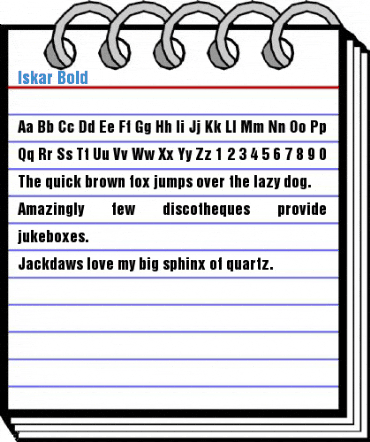 Iskar Bold Font