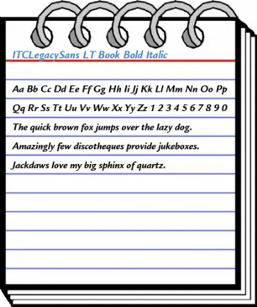 ITCLegacySans LT Book Font