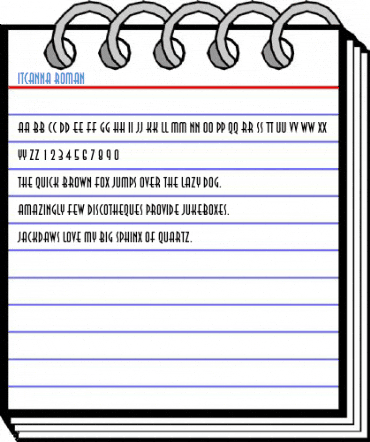 ITCAnna Roman Font