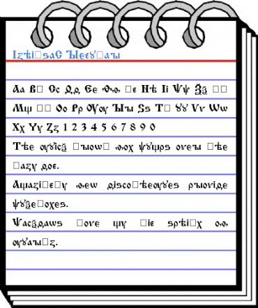 IzhitsaC Regular Font