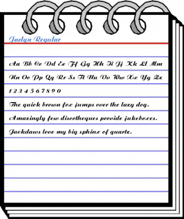 Jaclyn Regular Font