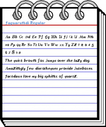 Jaguarundi Regular Font