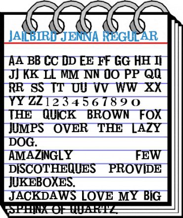 jailbIrD JenNA Regular Font