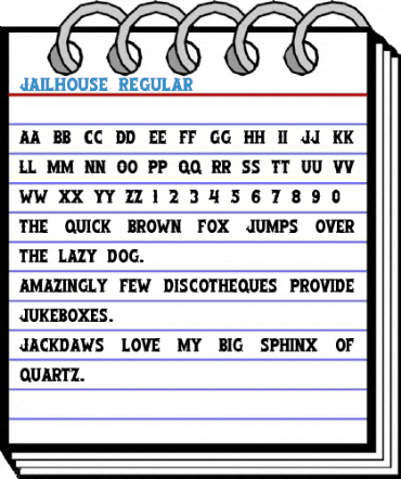 Jailhouse Regular Font