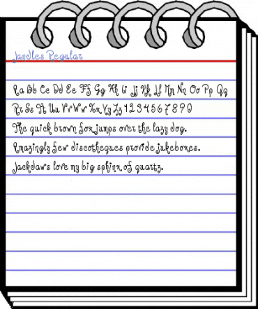 Jandles Regular Font
