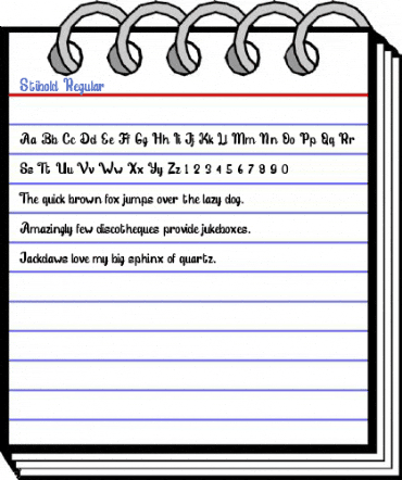 Stibold Regular Font